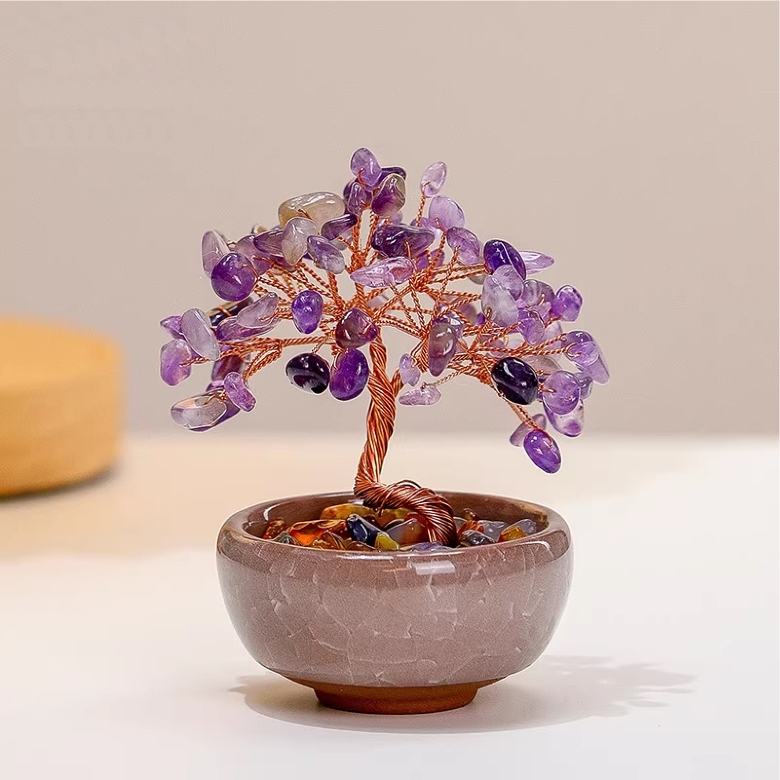 Amethyst Wealth Tree Desktop Ornament
